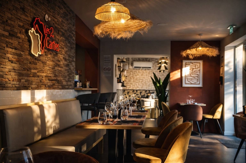 Le restaurant - Les 2 Cartes - restaurant CLERMONT-FERRAND - Restaurant Clermont Ferrand centre ville - top resto CLERMONT-FERRAND